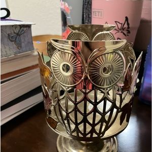 Bath and Body Works Owl candle holder